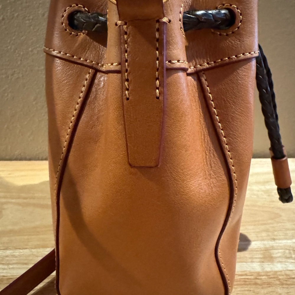 Dooney & Bourke Florentine Leather Mini Hattie Drawstring Crossbody Bag - Picture 5 of 13